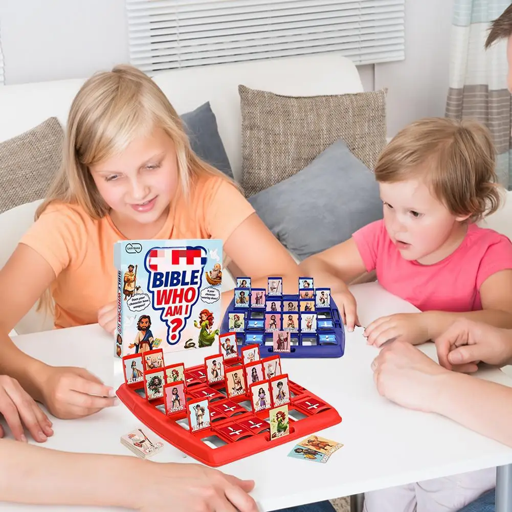 

Garybank For Kids Guess Bible Who I Am Board Games Abstract Puzzle Board 24 Holy Bible Characters With Life Story Verse Cards