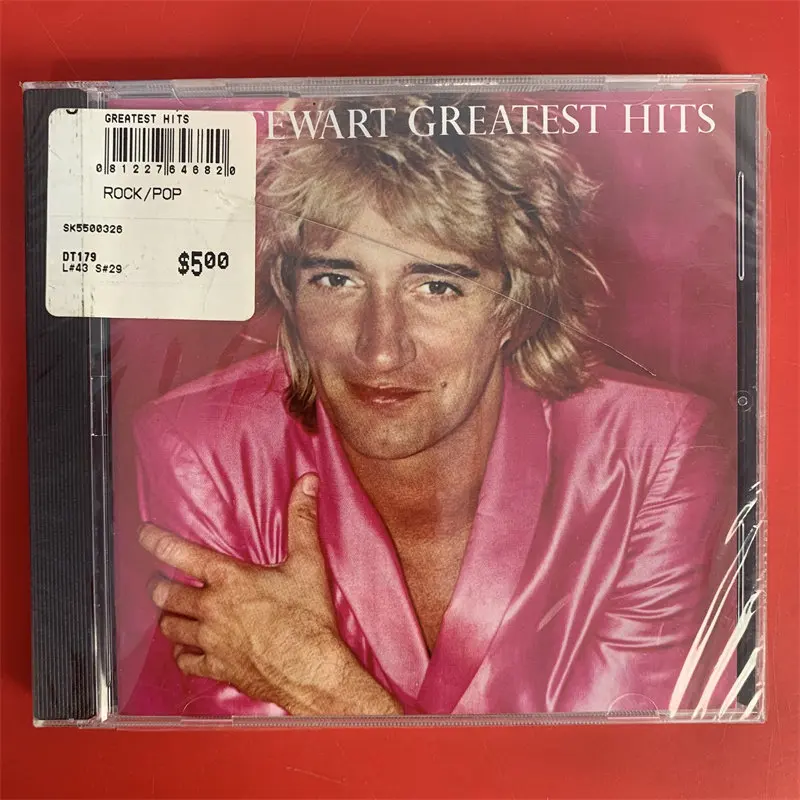 Álbum Clássico de Rock & Pop Rod Stewart, CD de Música com os Melhores Hits, Gravação Musical, Cosplay, Walkman, Bandas Sonoras para Carro, Caixa de Presentes
