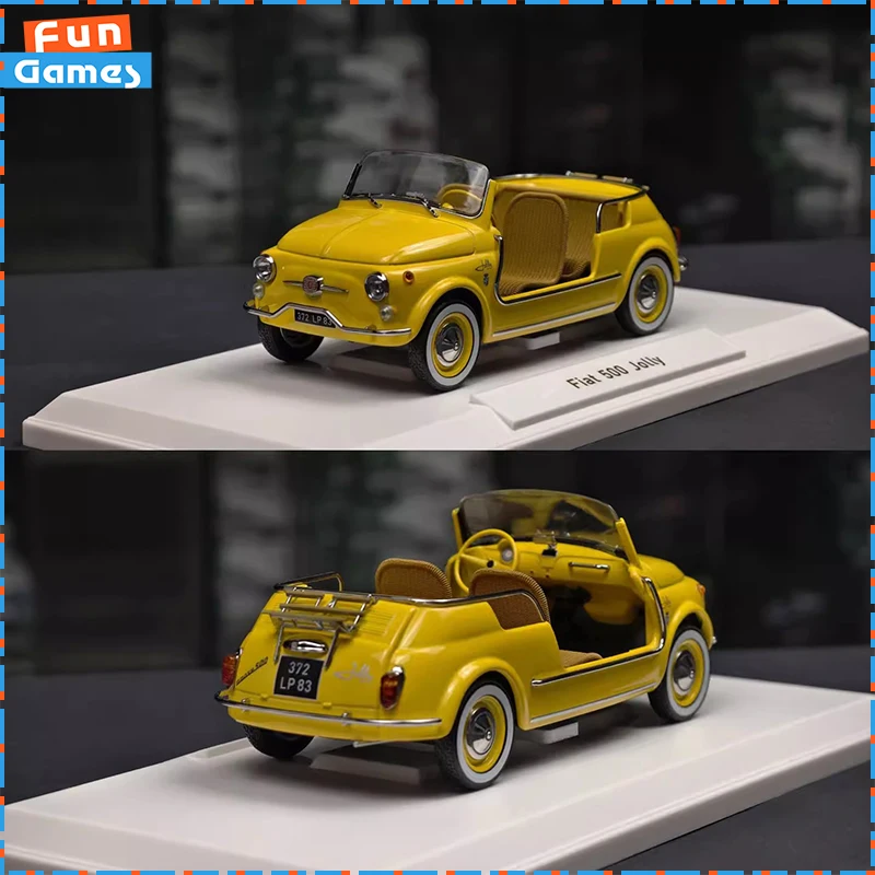 

Оригинальная новая коллекционная модель автомобиля Norev Fiat 500 Convertible 1965 в масштабе 1:18, литая под давлением, игрушка для коллекции, подарок на день рождения для мальчиков