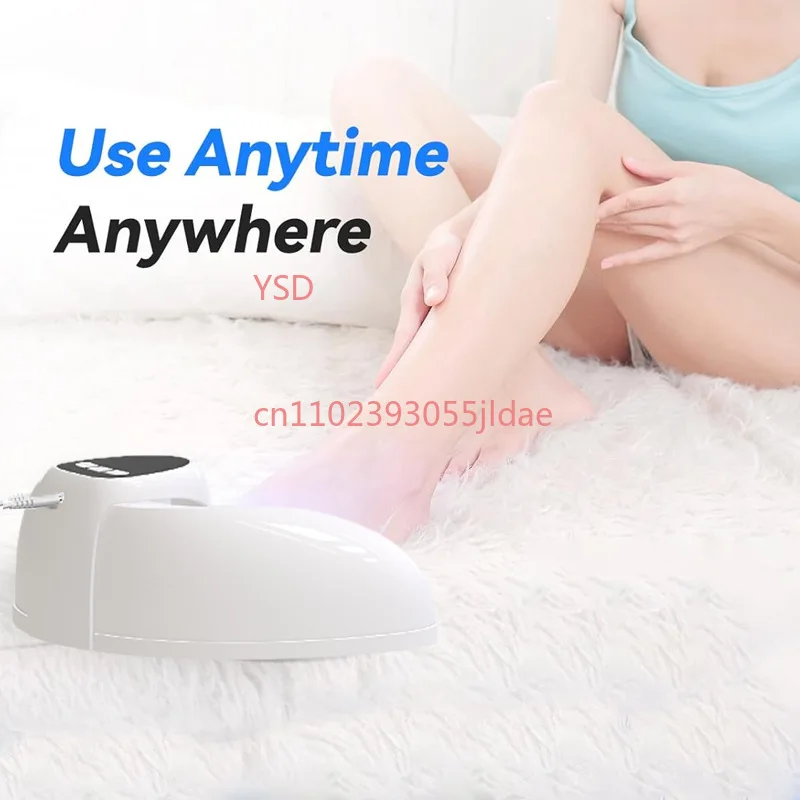 Foldable Nail Lamp, U-Shaped Non-Black Hand LED Phototherapy Lamp Quick-Drying Nail Polish Gel Curing Light