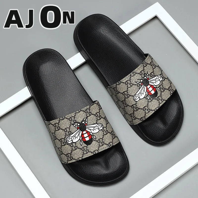 

Мужские спортивные и повседневные тапочки с мягкой подошвой, для дома и улицы, из ЭВА, летние, пляжные, садовые сандалии.