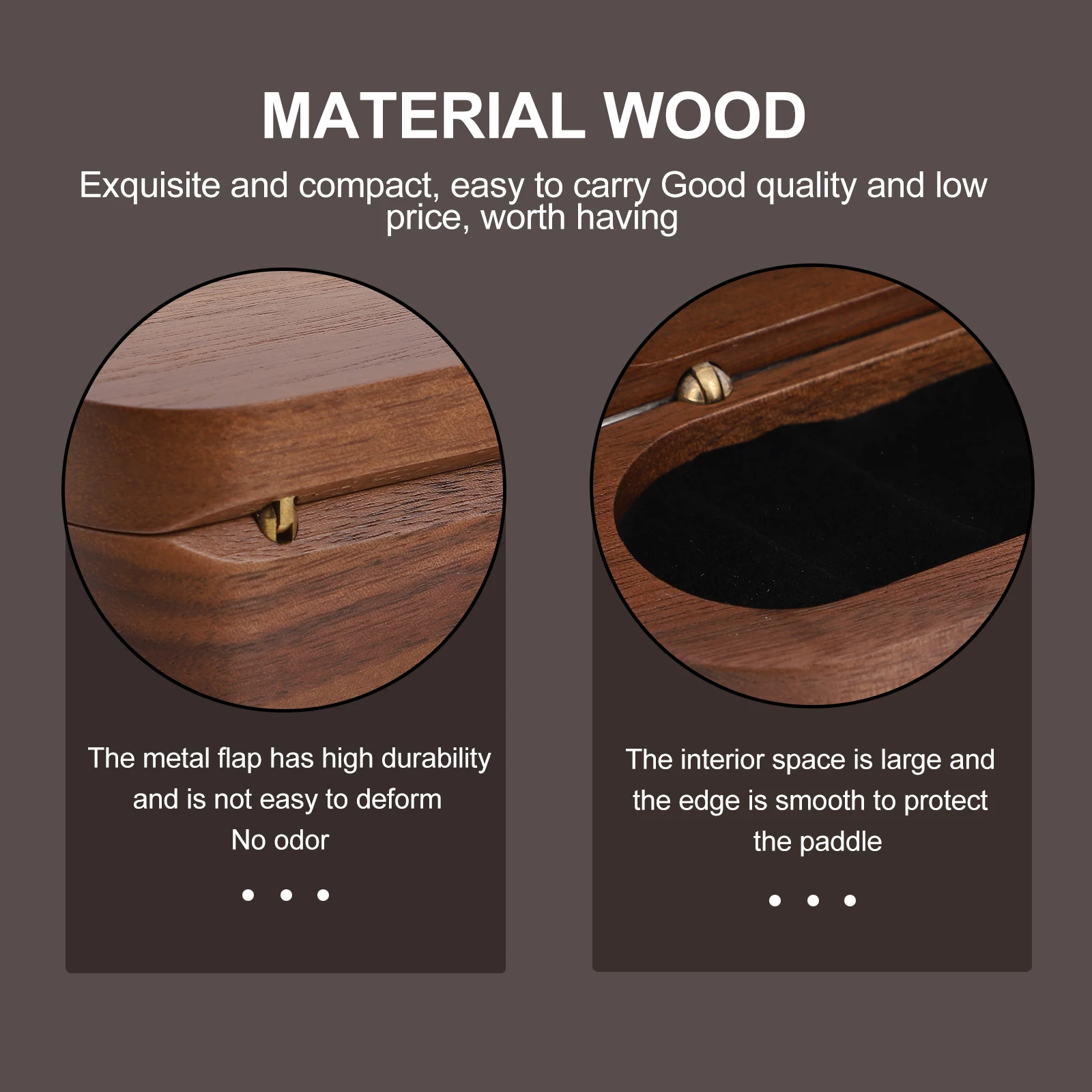 

1 pcs Wooden Guitar Pick Storage Box Thick Wear Resistant Compact ganizer Travel Container for Guitar Accessories Picks