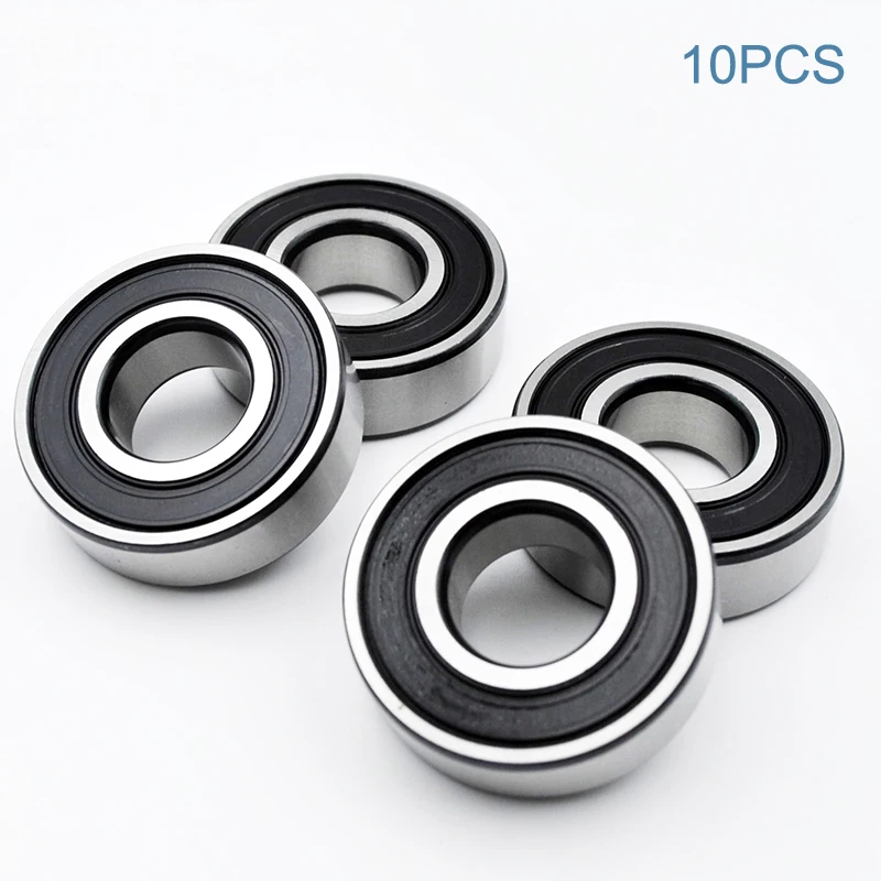 2/10pcs 6202 2RS ZZ 15*35*11mm 2Z DDU 6202ZZ Inner Diameter 15mm Chrome Steel Deep Groove Ball Bearings