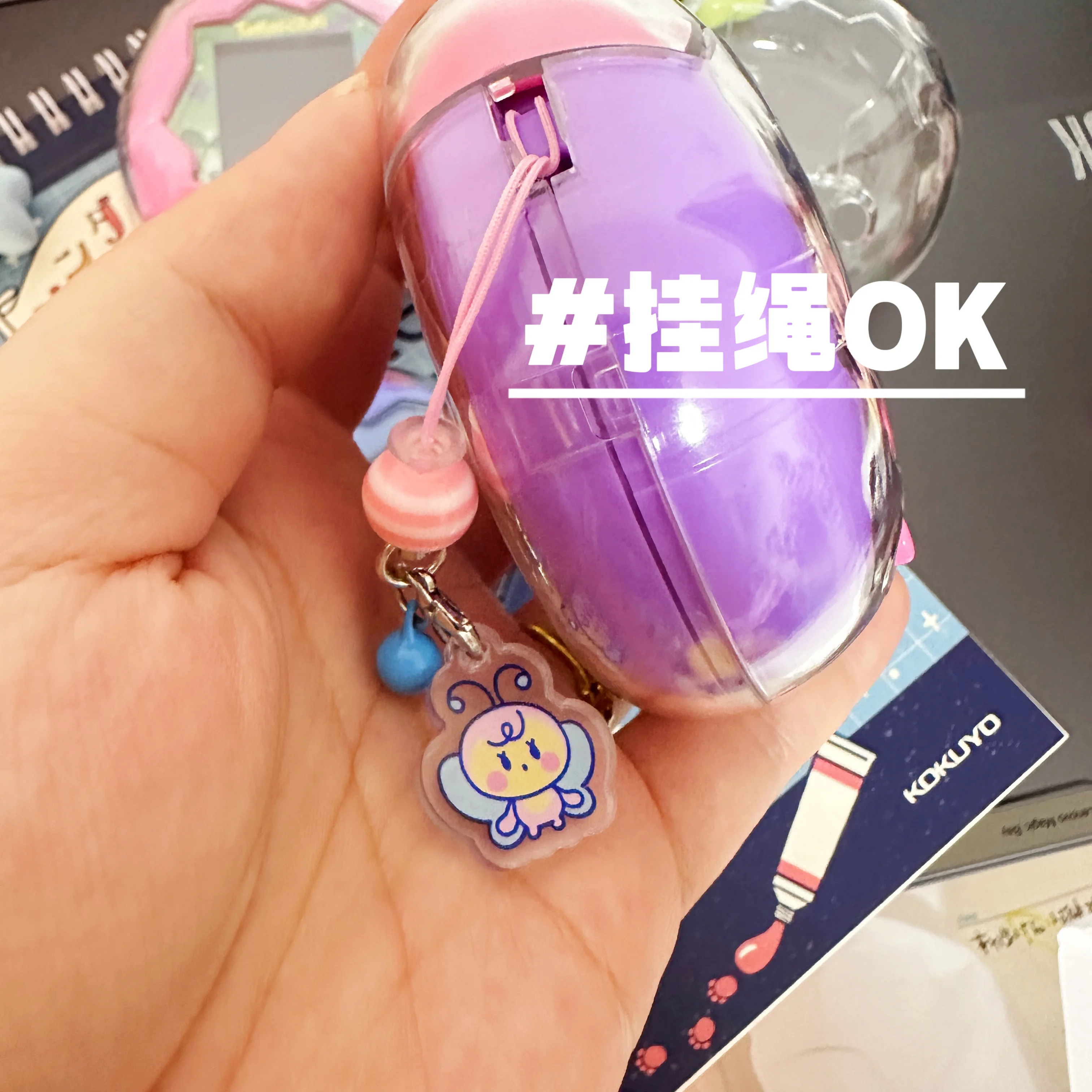 Casing Tamagotchi Paradise Transparan Akrilik Pelindung Mainan dengan Tutup Berputar Acak Tersedia