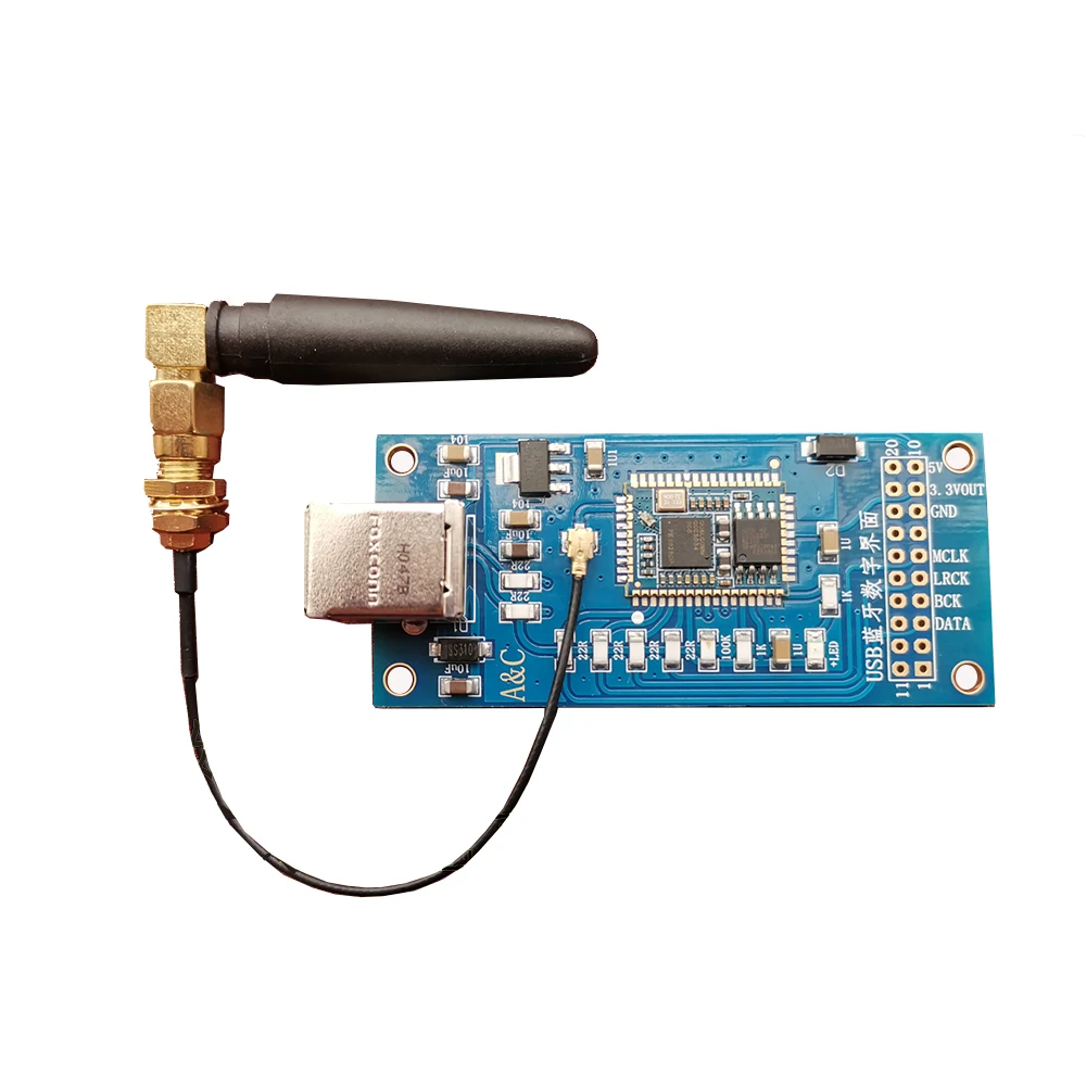 

HIFI USB QCC3034 5,1 Bluetooth цифровой интерфейс аудио I2S выход 24 бит 96K