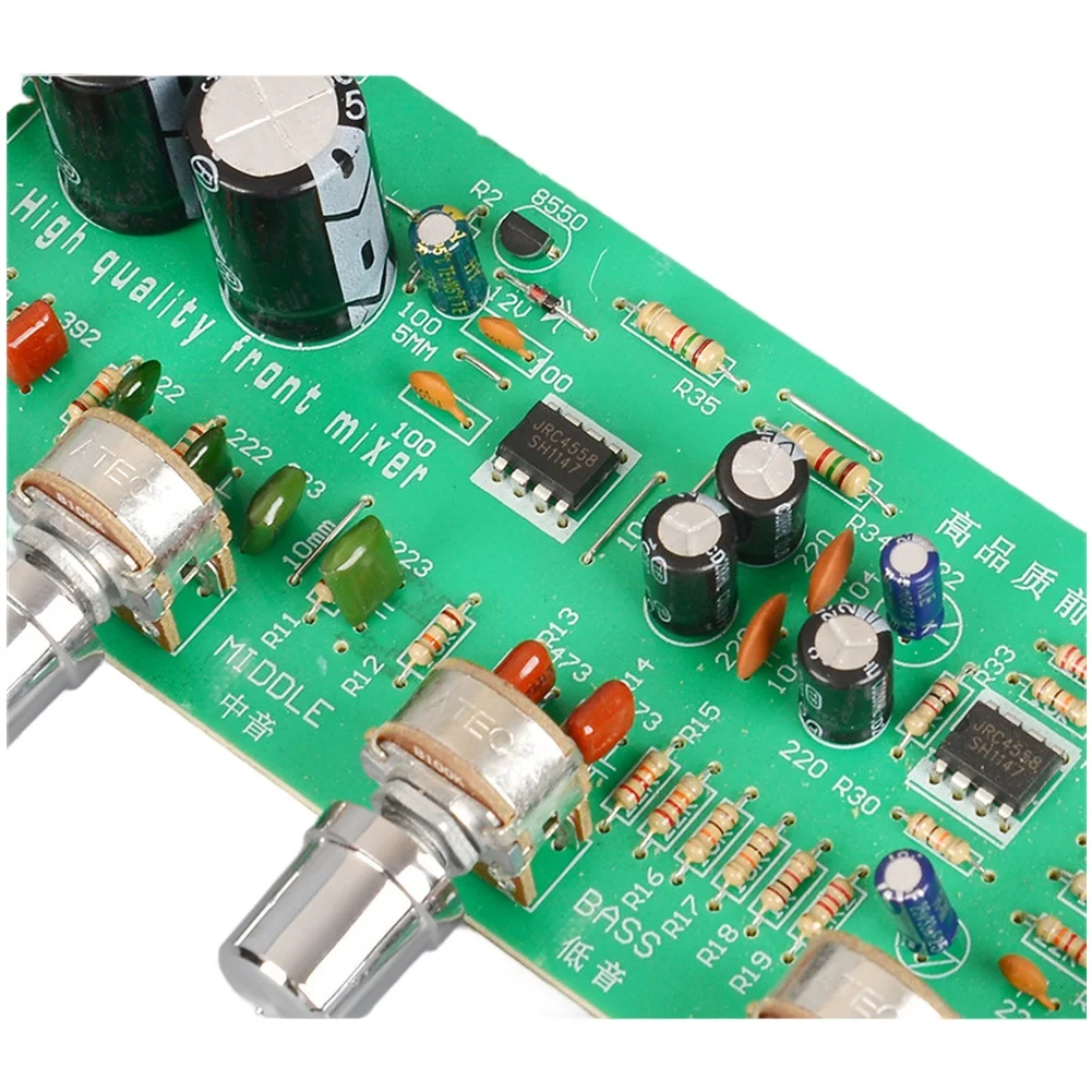 

Balanced Audio Preamplifier with Bass Midrange Treble Volume and Channel Balance Controls for Audio Enthusiasts