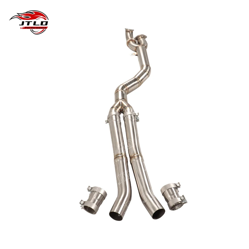 

JTLD High Performance Exhaust Pipe 304ss 4inch 101mm Single Mild Pipes for BMW G8X M3 M4 S58 Single Pipe Middle Section