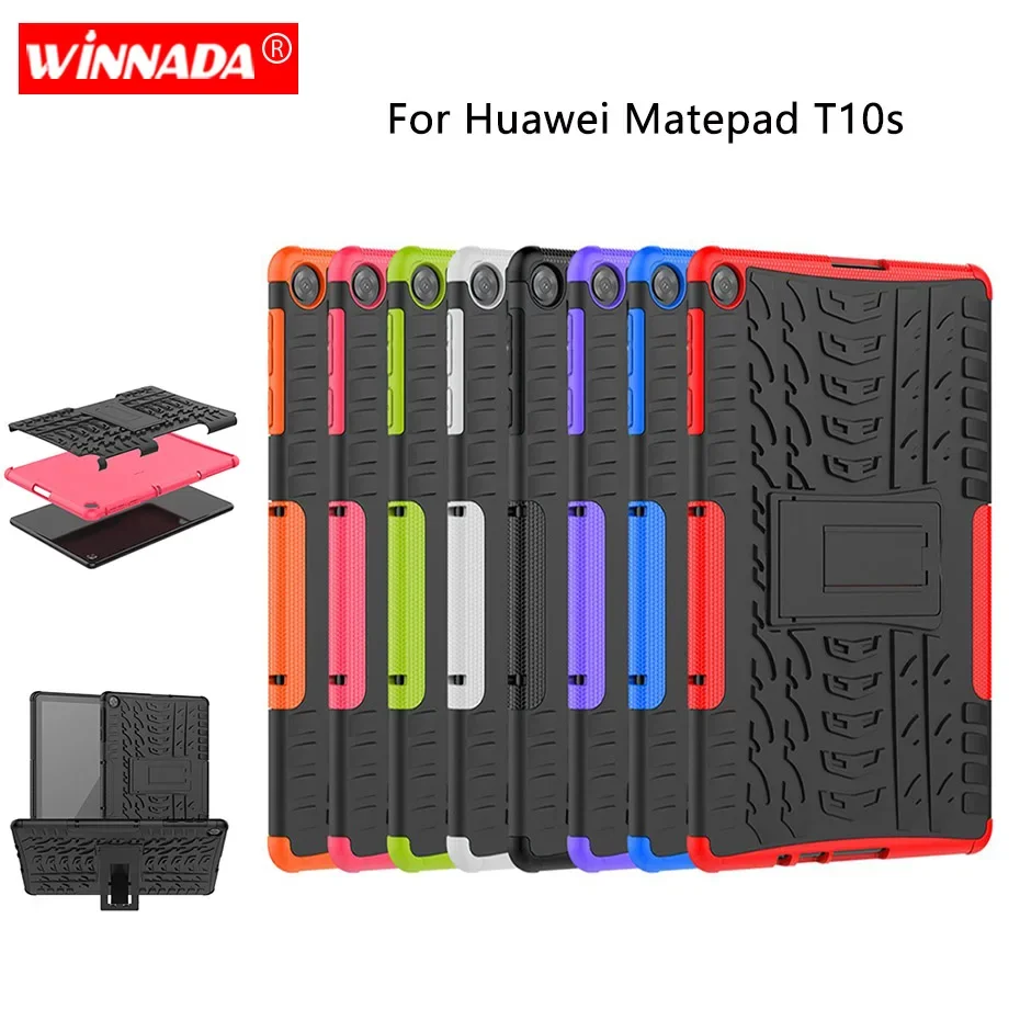 For Huawei MatePad T10S case AGS3-W09 AGS3-L09 AGS3K-W09 / L09 Tablet armor TPU+PC Cover for Matepad T 10s T10 AGR-W09 AGRK-W09