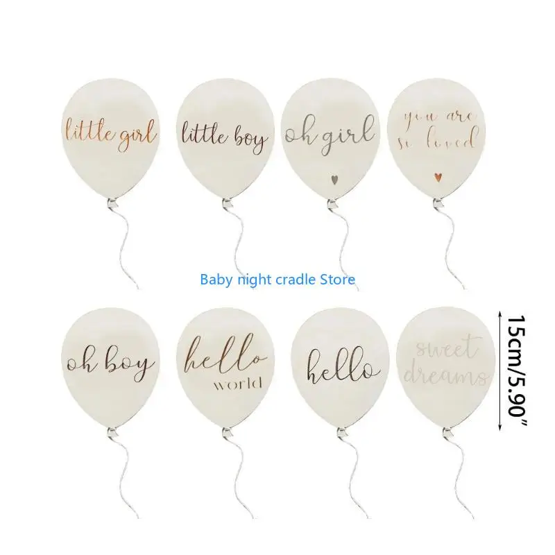J2FF Fotoshoot Ballon Props Baby Foto Props Fotostudio Achtergrond Muursticker