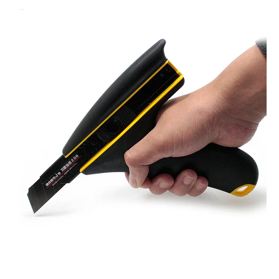 TAJIMA 1101-2465 Silicone Rubber Cutting Knife with 22mm J-Blade 10-Piece Self-Locking Conveyor Belt Rubber Cutting Knife LB62H