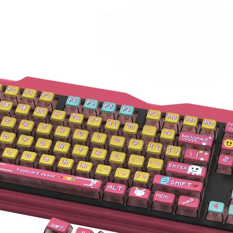 

Gaming mechanical keyboard keycaps, trendy video game theme pudding keycaps ASA high-transparency keycaps