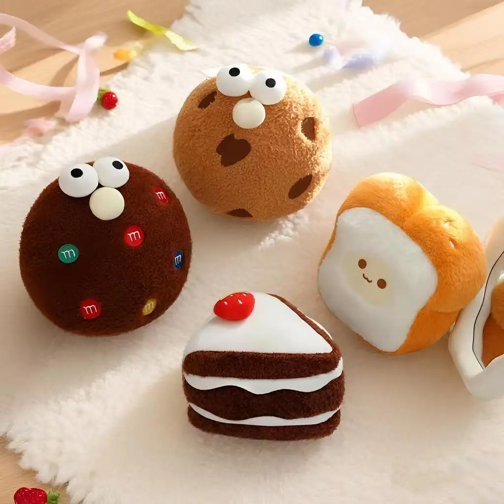 

Мягкая и удобная креативная плюшевая кукла-торт кремового цвета во французском стиле из забавной серии, милая и очаровательная