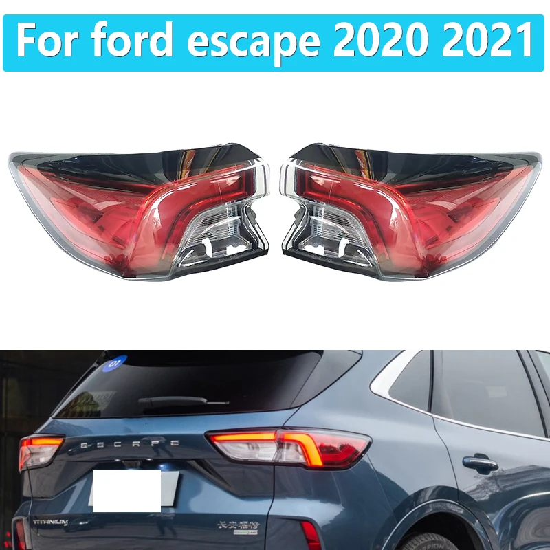 

LED Car Rear Tail Light For Ford escape 2020 2021 Turn Signal Light Brake Us version Fog Lamp LJ6B13404 LJ6Z13405 LJ6Z13404