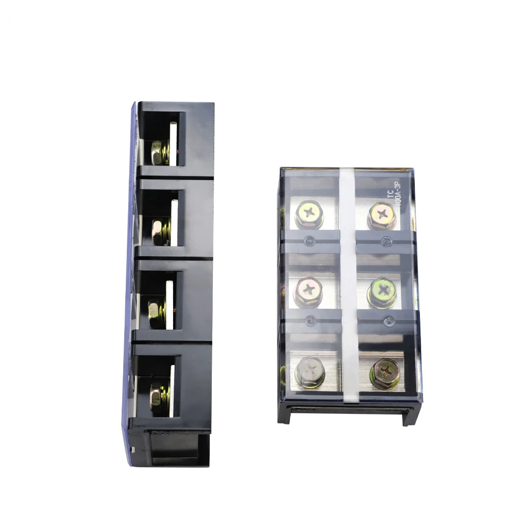 1Piece TC400 Series High Current Barrier Screw Terminal Block Wire Connector 600V 400A 4003/4 Positions Reliable Secure