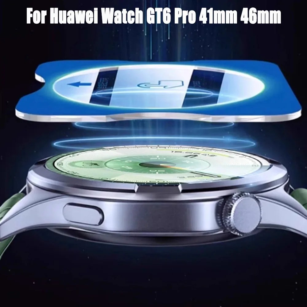 Easy Install Tempered Glass For Huawei Watch GT6 Pro GT6 41mm 46mm Screen Protector Cover For Huawei GT5 Pro 42/46mm Accessories