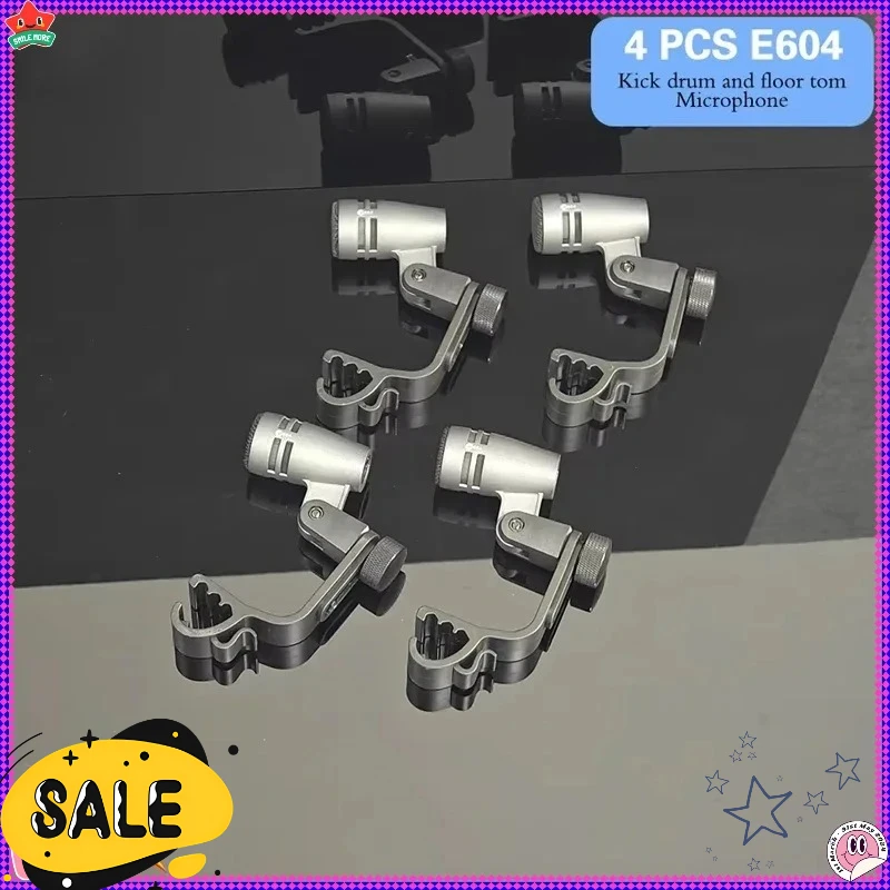 

2026 Оригинальный комплект из 4 микрофонов Evolution 600 Series E604 Compact Dynamic Instruments для ударных установок и малых барабанов, хит продаж