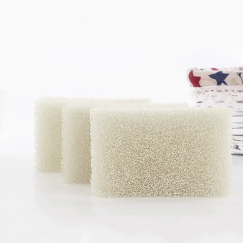 4Pcs Kitchen Cleaning Sponge Strong Decontamination Dishwashing Sponge Pad Non-Damaging Scrubber for Household Surfaces