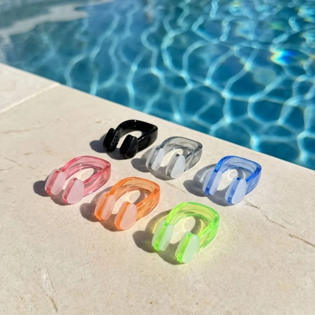 Silicone Swimming Nose Clip Waterproof Non Slip Nose Clamp Adults Students Swim Training Pool Water Sports Outdoor Accessories