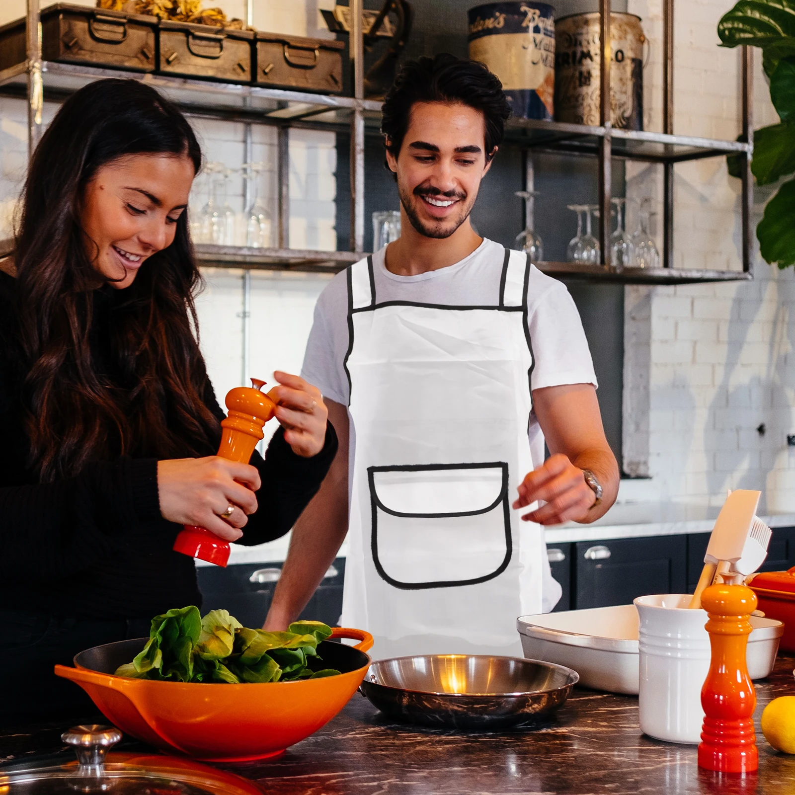 

Serving Apron Oil-proof Waterproof Aprons for Women Western Style Transparent Tpu Drying