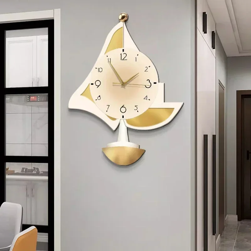 Fashion Minimalist Wall Clocks Restaurant Nordic Bedrooms Digital Aesthetic Wall Watch Luxury Interior Horloge Home Decoration