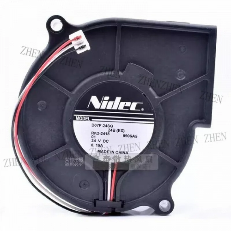 

1 шт. Новый вентилятор охлаждения инвертора D07F-24SG 7530 DC24V 0.15A 3-контактный