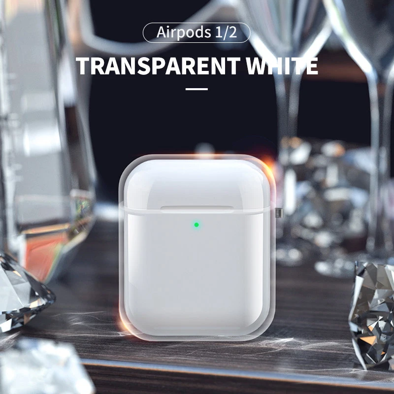 TPU Transparent Earphone Case for AirPods 1/2/3 Pro Gen Cover Case Earmuffs Anti-Scratch AirPods Protective Case