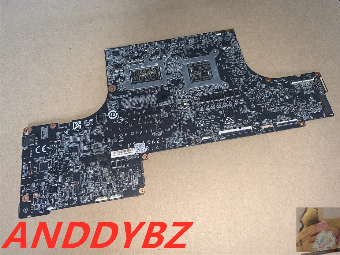 MS-16K21 ver 2.1 para msi MS-16K2 MS-17B1 gs63vr gs73vr placa-mãe do portátil com I7-6700HQ e gtx1060m tesed ok