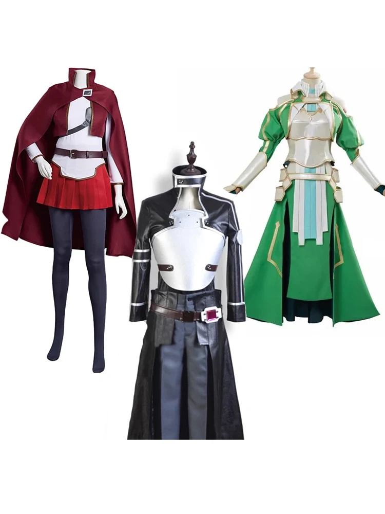 Anime SAO Yuuki Asuna Kirigaya Suguha Cosplay Kostüm Frauen Männer Halloween Party Anzüge NACH MAß