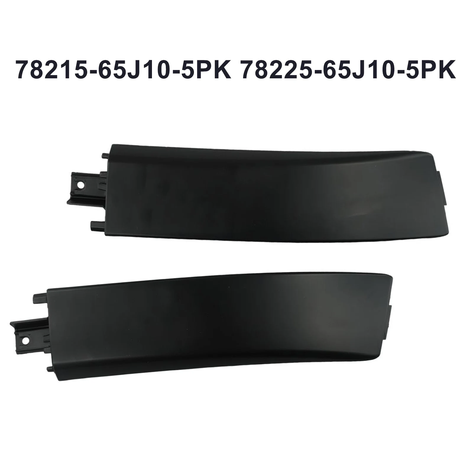 Direct replacement easy installation Roof Rack Rail Front End Cap L&R Side for Suzuki Grand Vitara 06 15 Plastic Black