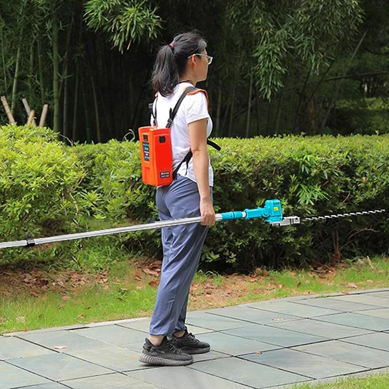 36 فولت 12A/36 فولت 20A الكهربائية أداة تشذيب التحوط على ظهره الكهربائية SecateursTelescopic القطب حديقة آلة المزرعة عالية الجوي التقليم