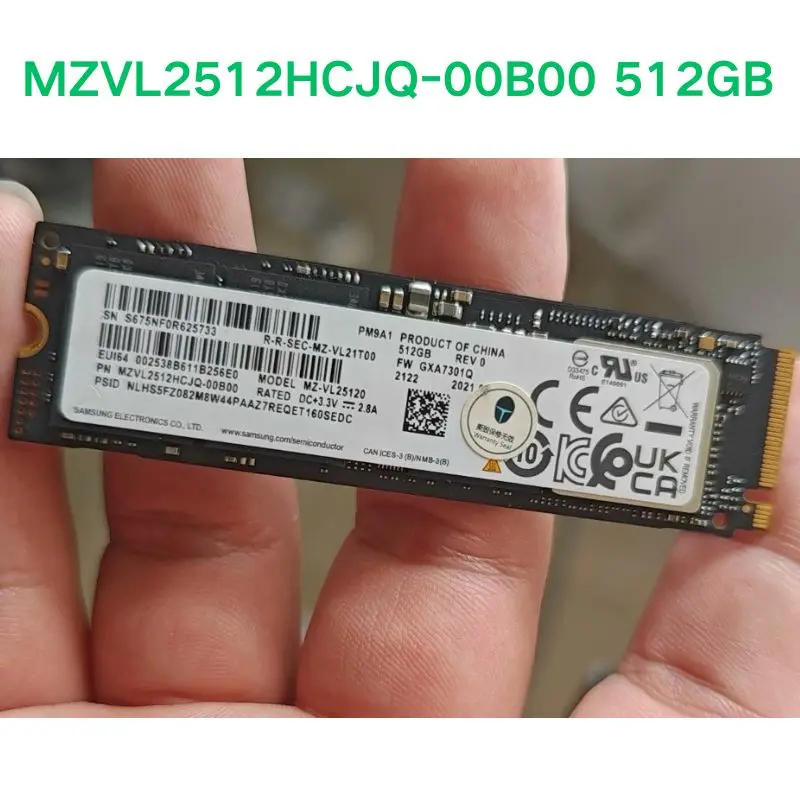 Second hand test OK MZVL2512HCJQ-00B00 512GB Solid State Drive