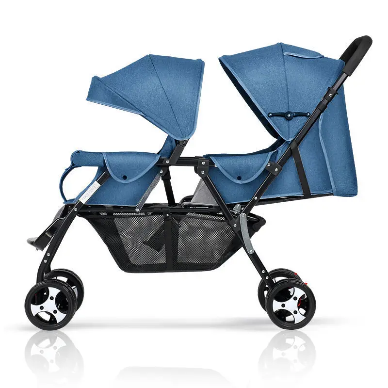 Twin Baby Strollers Lightweight Foldable Can Sit or Lie Down Double Baby Strollers Two Child Strollers Available