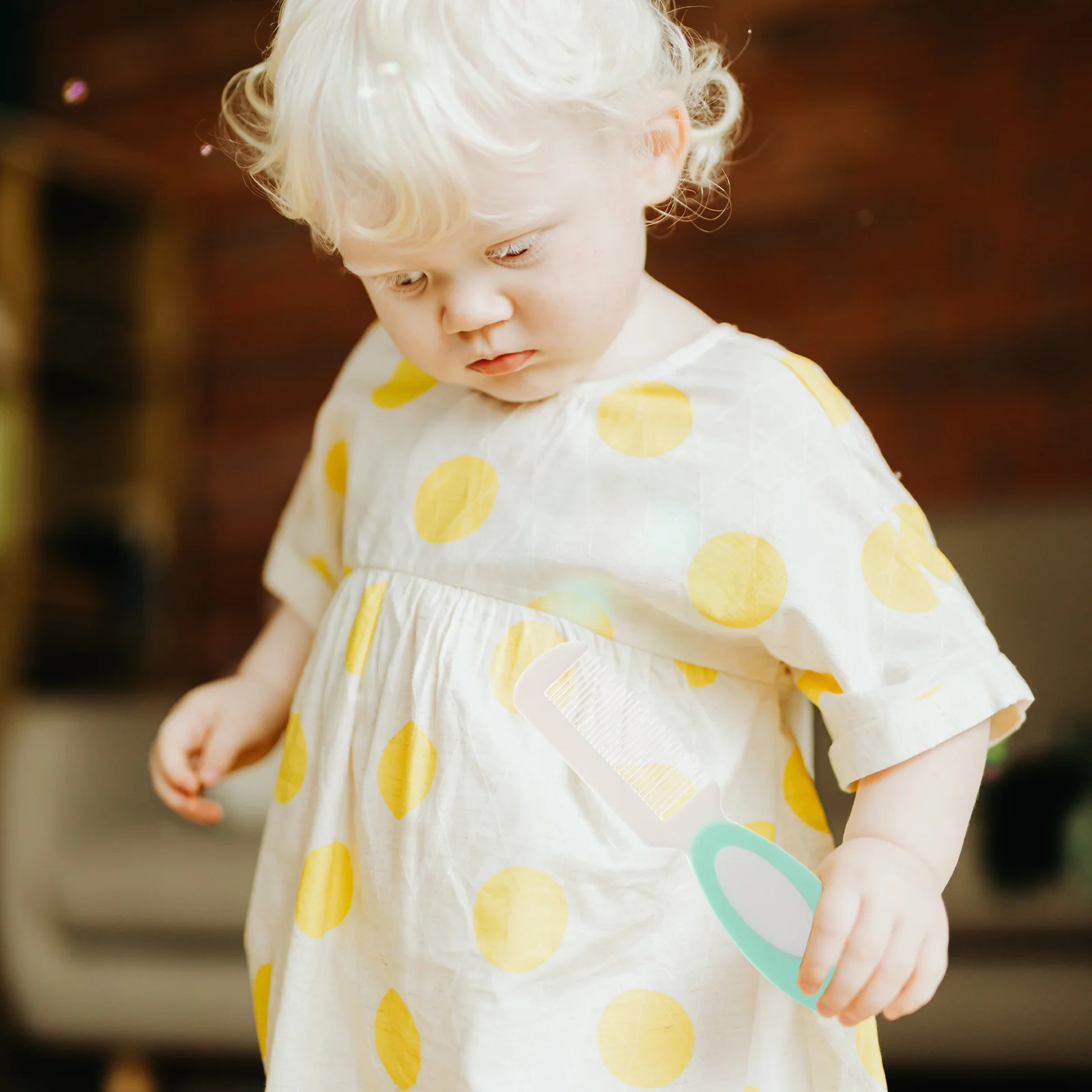 

Шерстяная щетка, набор расчесок для маленьких детей, новорожденных, синяя полипропиленовая ванна, инструменты для чистки кожи головы, уход за волосами ребенка