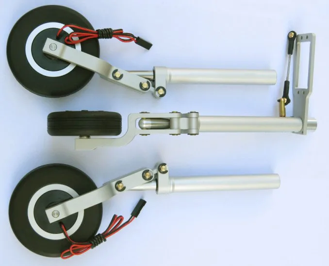 Jp hobby turbina avião trem de pouso de metal completo com roda de freio 12mm para avião de 7-12 kg frete grátis