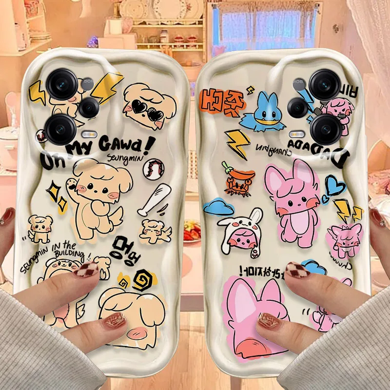 S-Stray Cartoon K-kids Phone Case for Xiaomi Redmi Note 14 13 12 11 10 9 Pro Plus 14S 12S 11S 10S 9S Redmi 14C 14R 13C 12 4G 5G