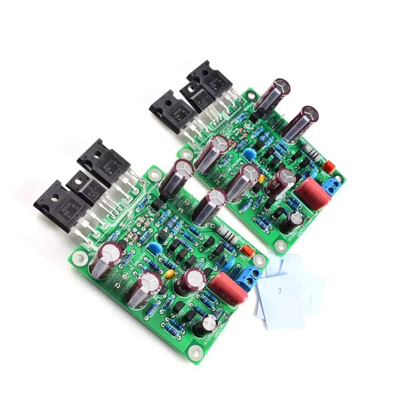 

DLHiFi 2pcs LJM 350W + 350W 2.0 Class AB MOSFET L7 HiFi Audio Power Amplifier Dual Channel Amplificador DIY Kit Finished Board