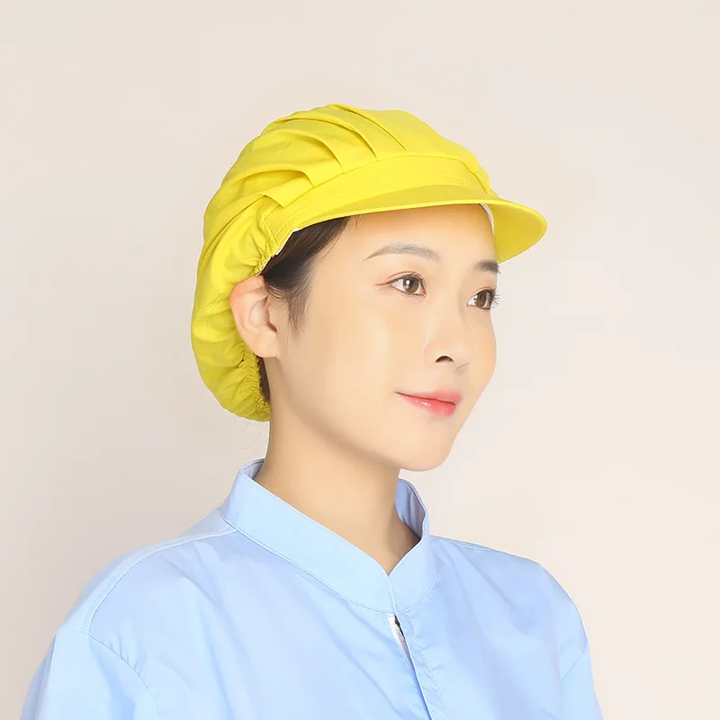 1 Pc Of Chef Hats Kitchen Cooking Elastic Chef Hats Food Service Hairnet Fashion Accessories Women'S Adjustable Sanitary Cap