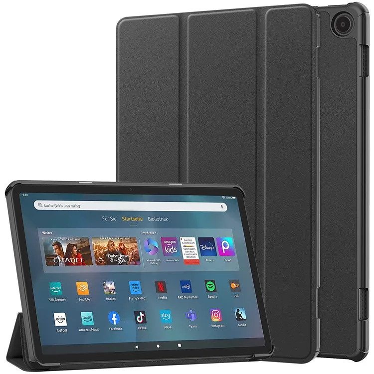 Folio-Hülle für Fire Max 11 2023, dreifach faltbare Smart Cover mit Auto-Sleep/Wake-Funktion, verschiedene Farbmustern – Detail 1