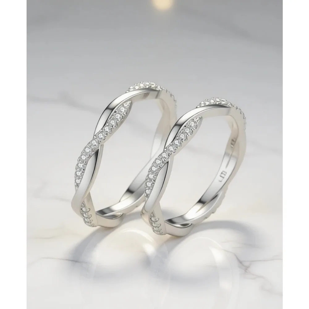 

Кольцо обручальное из стерлингового серебра с грушевидным камнем 2 карата, покрытие из белого золота 18 карат, с кубическим цирконием, ювелирное украшение для женщин