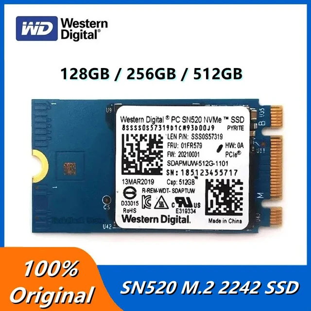 WD SN520 M.2 2242 NVME SSD 512GB 256GB 128GB NVMe Internal solid state  drive For Laptop Western Digital M.2 2242 NVME SSD - AliExpress 7