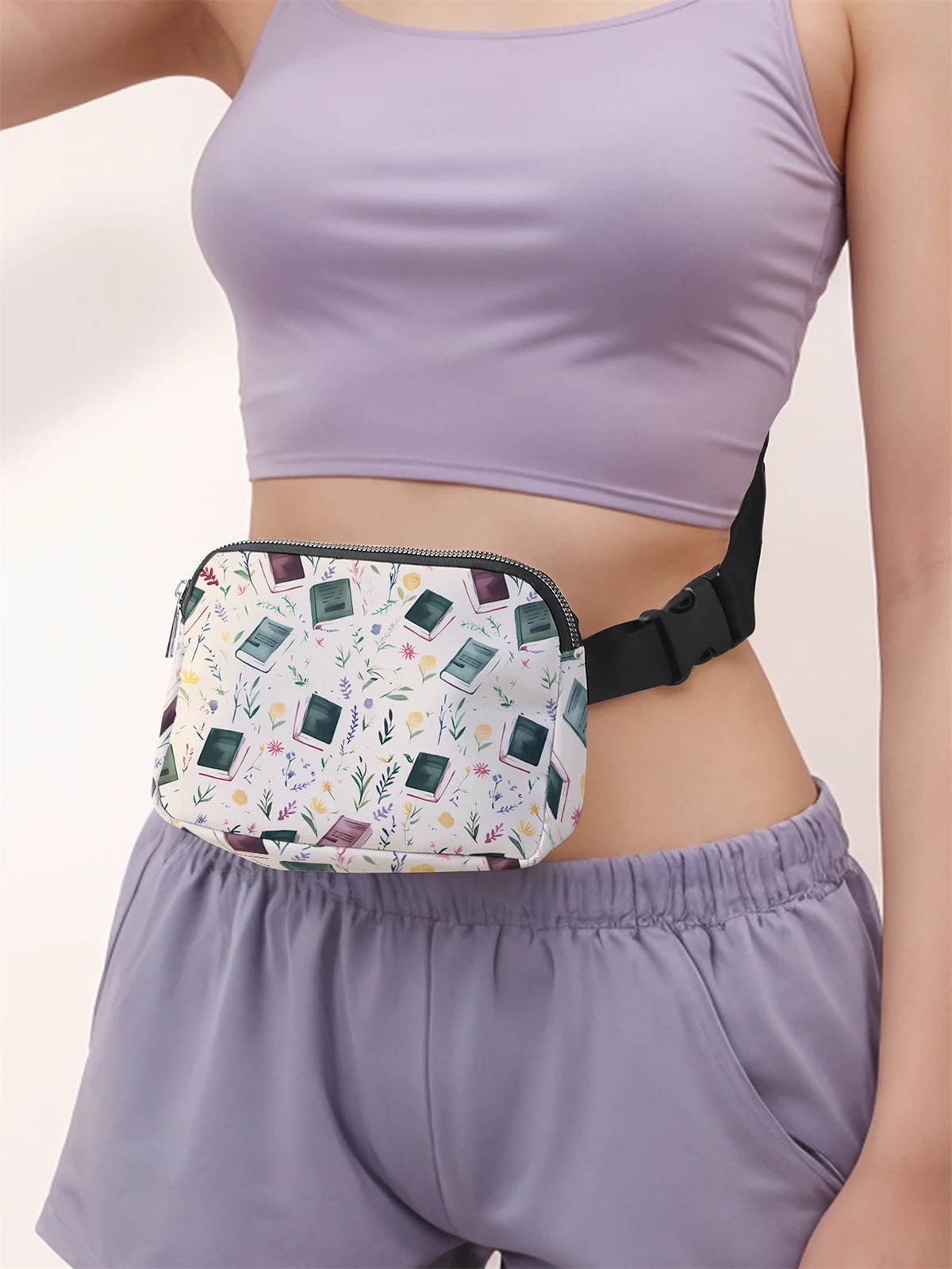 

1-piece set, stylish adjustable crossbody bag, neutral sports waist bag, suitable for running
