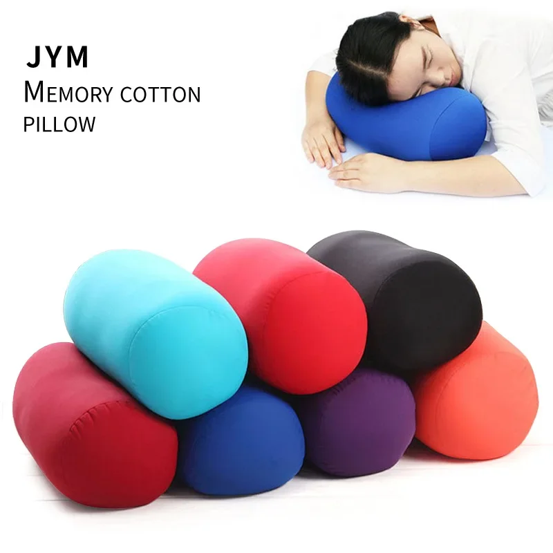 Comfortable Round Bolster Pillowcase Neck Back Knee Support Long Body Cushion Cover Nursing Pregnancy Sleeping Pillow Cover