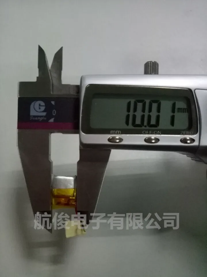 Bateria de polímero de lítio 3,7V 301011   Micro câmera MP3, fone de ouvido Bluetooth com núcleo integrado