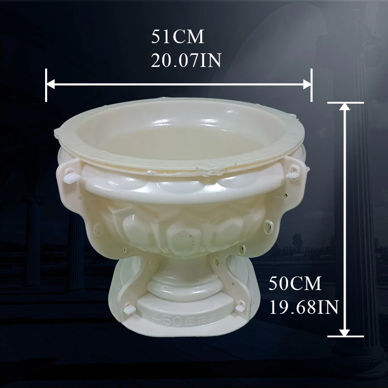 Concrete Flower Pot Molds for Sale, Plastic Planter Molds, Reazone, ABS, High Quality, D51cm