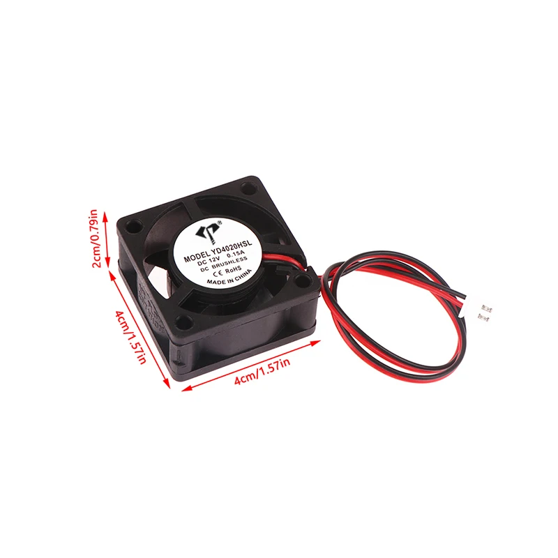 4020 5V 12V 24V DC Computer CPU Cooler Mini Cooling Fan 40MM 40x40x20mm Small Exhaust Fan For 3D Printer 2pin Heatsink Fan