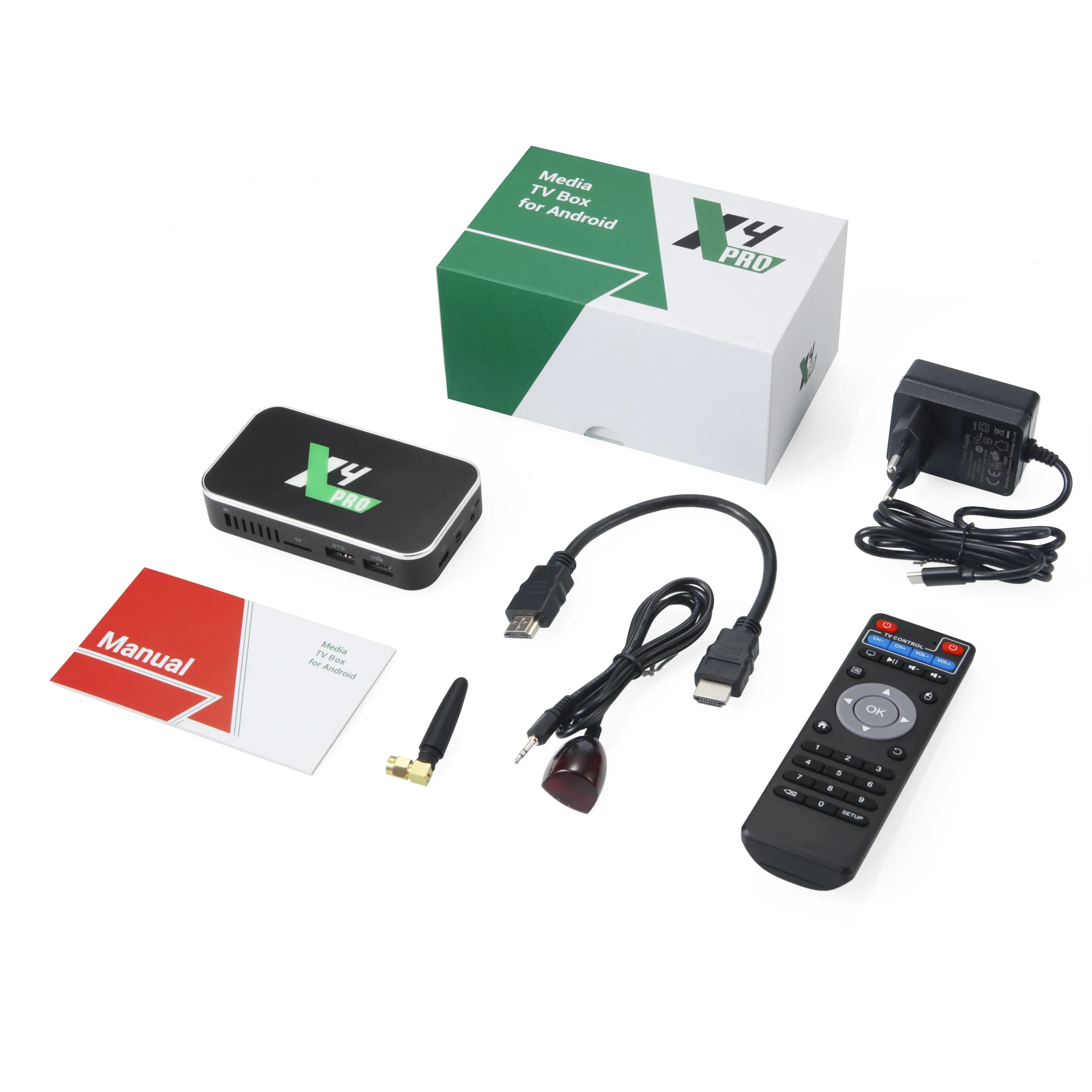 2021 UGOOS X4 Pro 4Kชุดกล่องด้านบนAmlogic S905X4 LPDDR4 4GB Ram 32GB RomสนับสนุนAV1 CEC HDR 1000M BT4.0 OTTทีวีกล่องAndroid 11