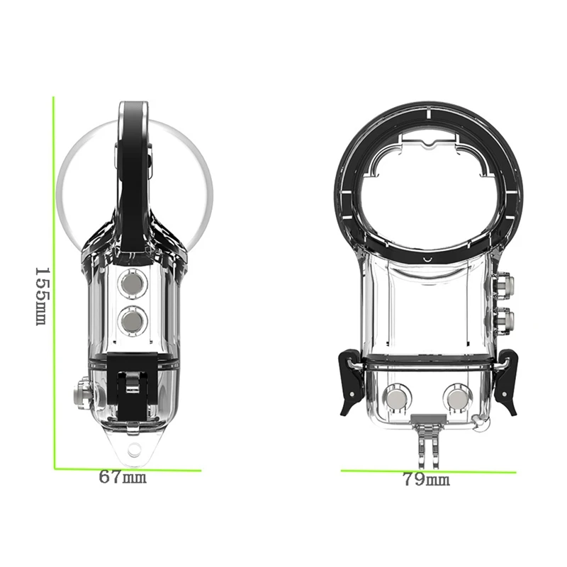 Водонепроницаемый корпус для Insta 360 X3, защитный корпус для подводной съемки, аксессуары для камеры Aciton