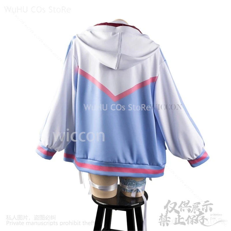 Anime virtual youtuber cosplay usada pekora traje hololive casaco maiô biquíni peruca coelho earwear sexy kawaii terno personalizado