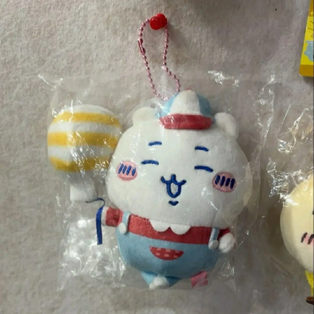 Cute Chiikawa Hachiware kawaii Cycling amusement park pendant Doll Amusement Park Usagi plush toy cartoon keychain Girl's Gift