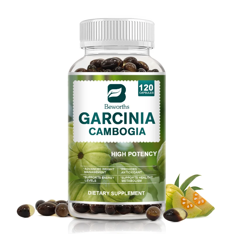 Beworths Organic Garcinia Cambogia Extract Capsules 95% HCA Burning Fat For Women & Men Body Management Lose Fat Fat Burner